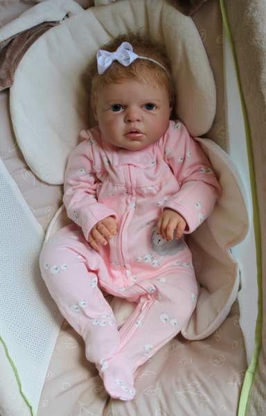 Reborn Newborn Baby Girl Doll Nicole Awake By Reva Schick - Reborns.com