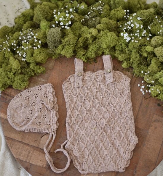 Romper + bonnet set