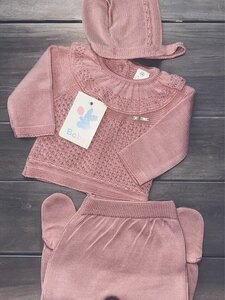 Pink knitset